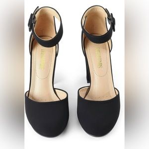 DREAM PAIRS Women's High Heel Closed Toe Chunky Wedding Pumps Shoes Size 9.5